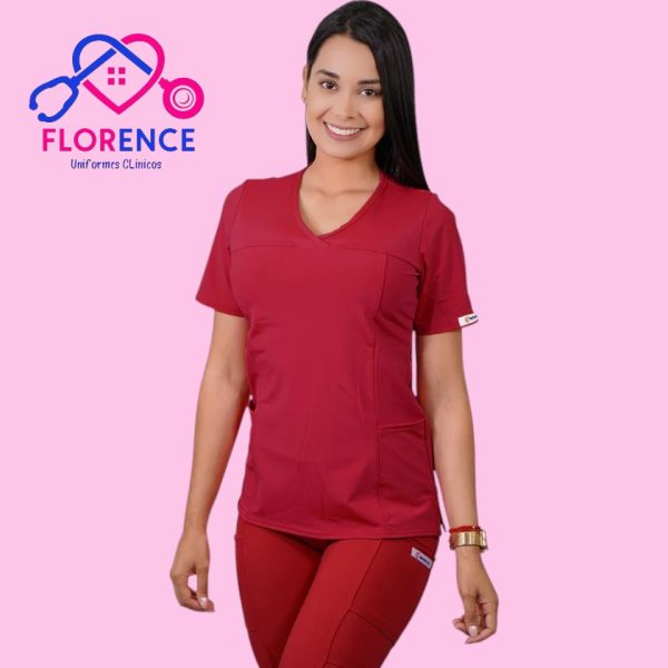 DELANTAL MUJER TELA ELASTICADO ESTAMPADO 764