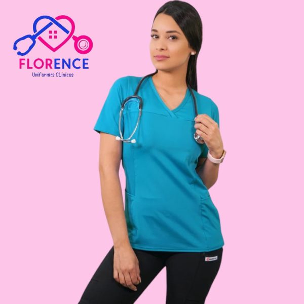 DELANTAL MUJER TELA ELASTICADO ESTAMPADO 2316