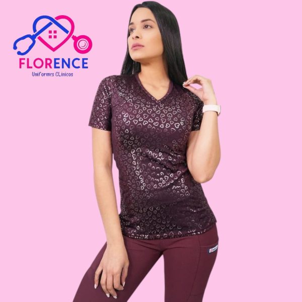 DELANTAL MUJER TELA ELASTICADO ESTAMPADO 2307