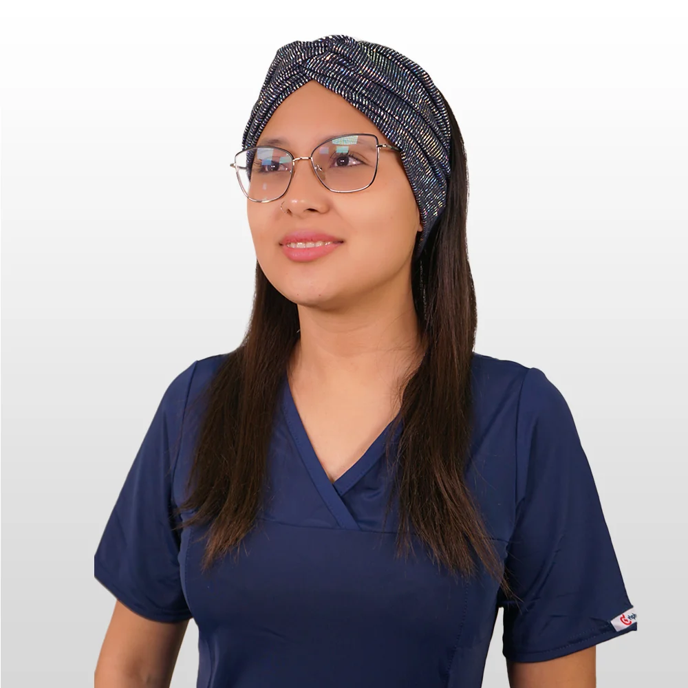 Turbante clinico estampado spandex tbt-16
