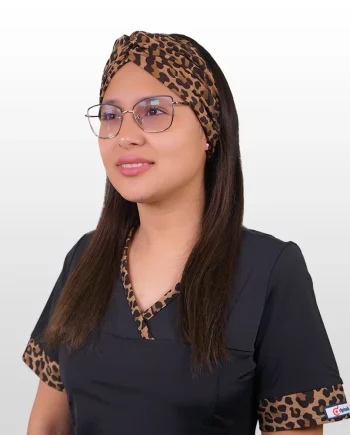 Turbante clinico estampado spandex tbt-19