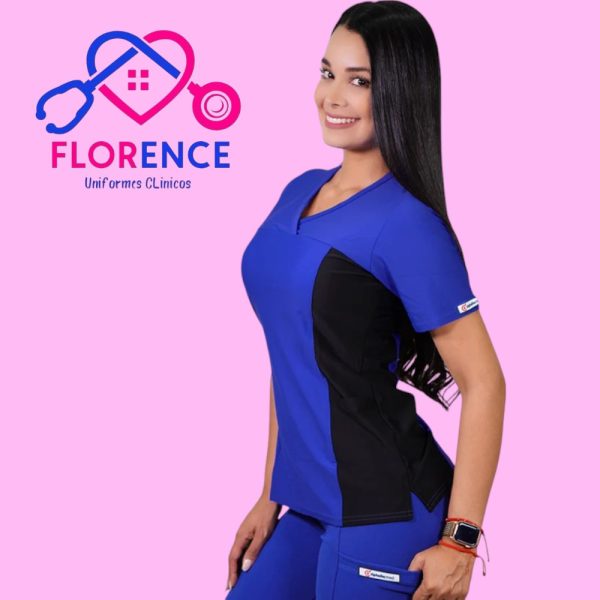 DELANTAL MUJER TELA ELASTICADO ESTAMPADO 2074
