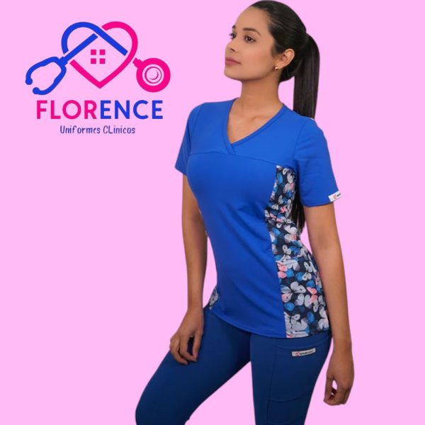 DELANTAL MUJER TELA ELASTICADO ESTAMPADO LQ-5