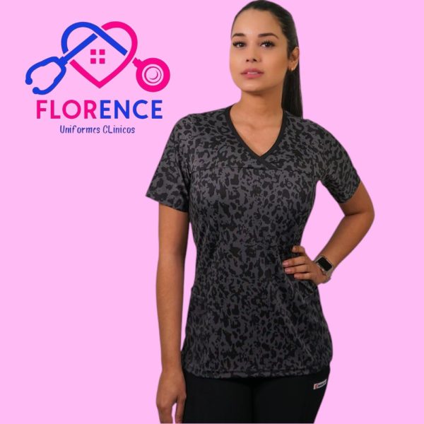 DELANTAL MUJER TELA ELASTICADO ESTAMPADO 2379