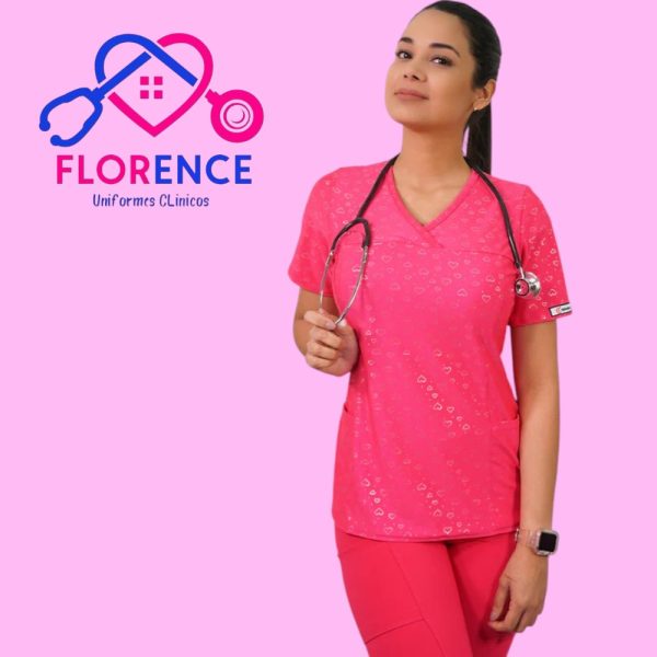 DELANTAL MUJER TELA ELASTICADO ESTAMPADO 2373