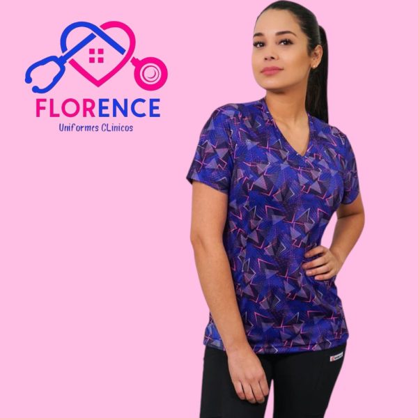 DELANTAL MUJER TELA ELASTICADO ESTAMPADO 2345