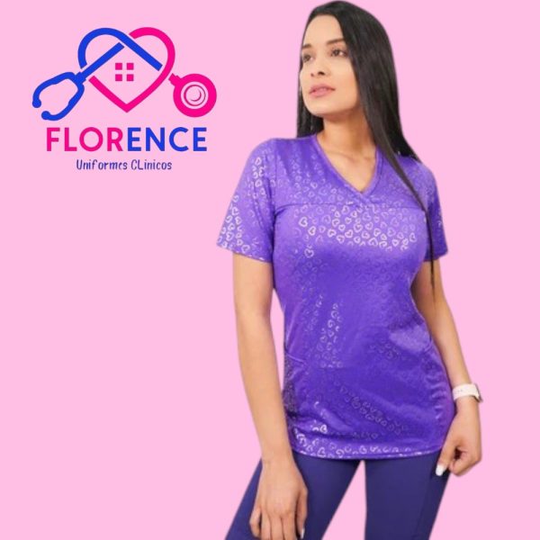 DELANTAL MUJER TELA ELASTICADO ESTAMPADO 2304