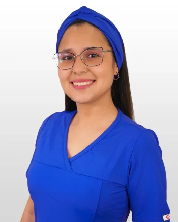 Turbante clinico azul rey spandex tbt-2