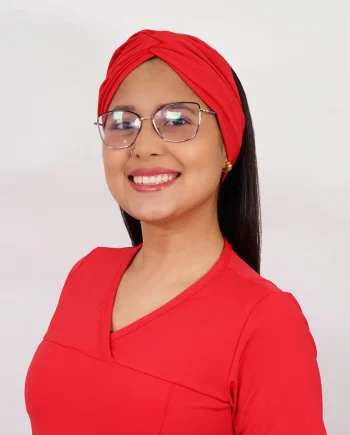 Turbante clinico rojo spandex tbt-5