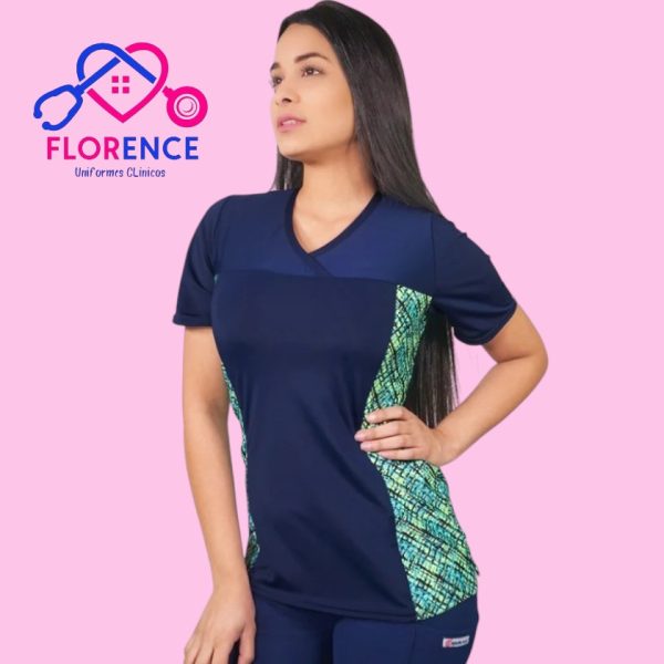 DELANTAL MUJER TELA ELASTICADO ESTAMPADO 2272
