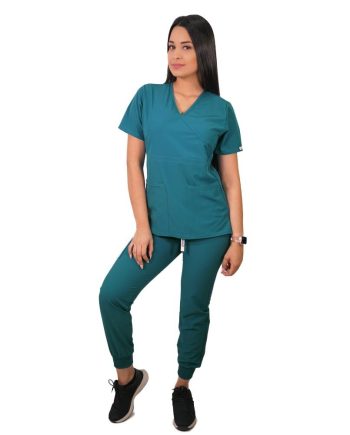 Conjunto antifluidos turquesa con jogger