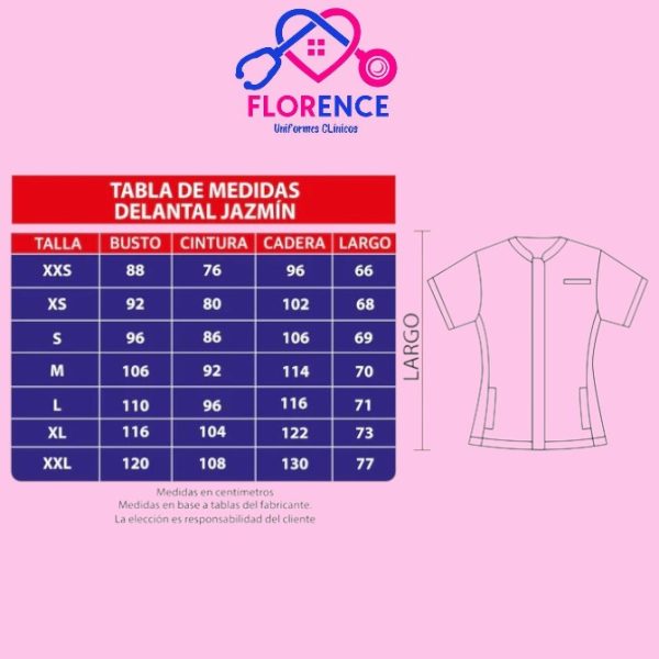 DELANTAL ANTIFLUIDO MODELO JAZMIN MORADO - Imagen 2