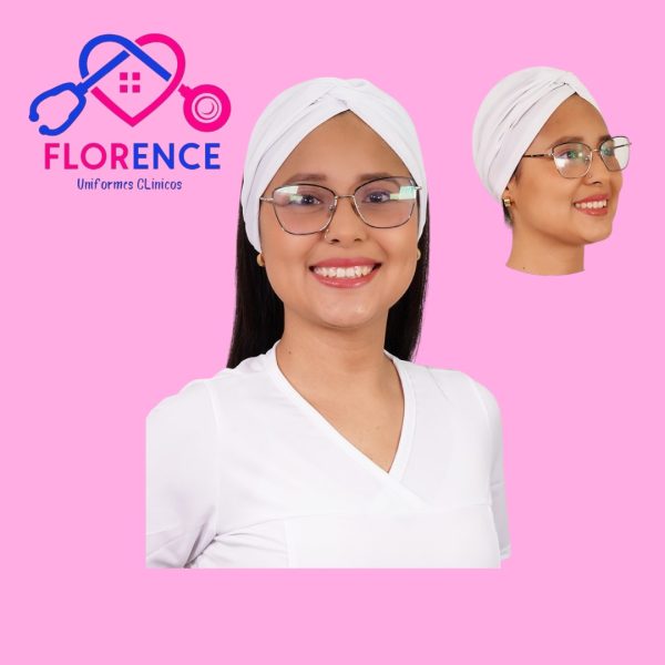 TURBANTE CLINICO BLANCO SPANDEX TBT-7