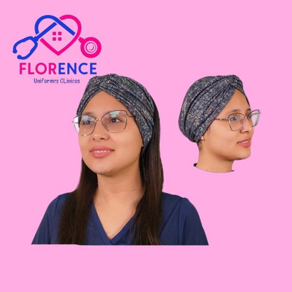 TURBANTE CLINICO ESTAMPADO SPANDEX TBT-16