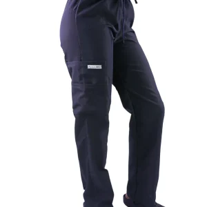 PANTALON TELA POPLIN AZUL MARINO OSCURO-812