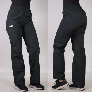 PANTALON TELA POPLIN GRIS ACERO-815-A