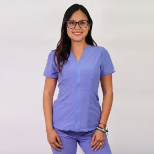 DELANTAL ANTIFLUIDO AZALEA CELESTE