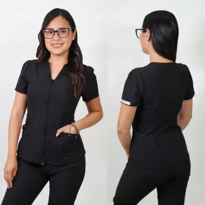 DELANTAL ANTIFLUIDO AZALEA NEGRO-8