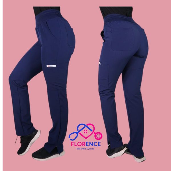 PANTALON ANTIFLUIDO MEDICAL AZUL MARINO PM