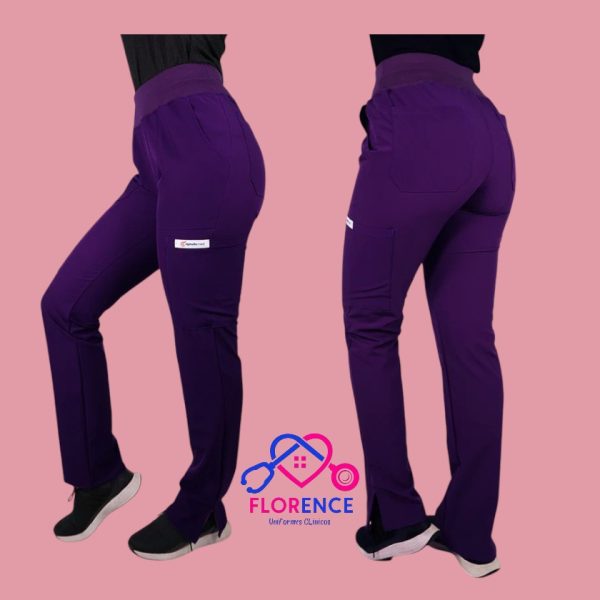 PANTALON ANTIFLUIDO MEDICAL MORADO PM-4