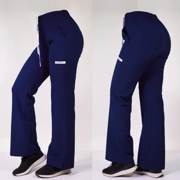 PANTALON ANTIFLUIDO MODELO ROMA, AZUL MARINO