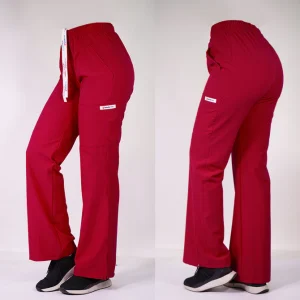 PANTALON ANTIFLUIDO MODELO ROMA ROJO