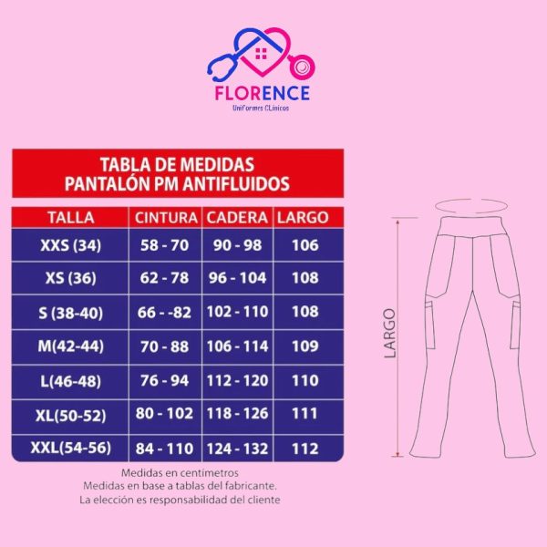 PANTALON ANTIFLUIDO MEDICAL MORADO PM-4 claro - Imagen 2
