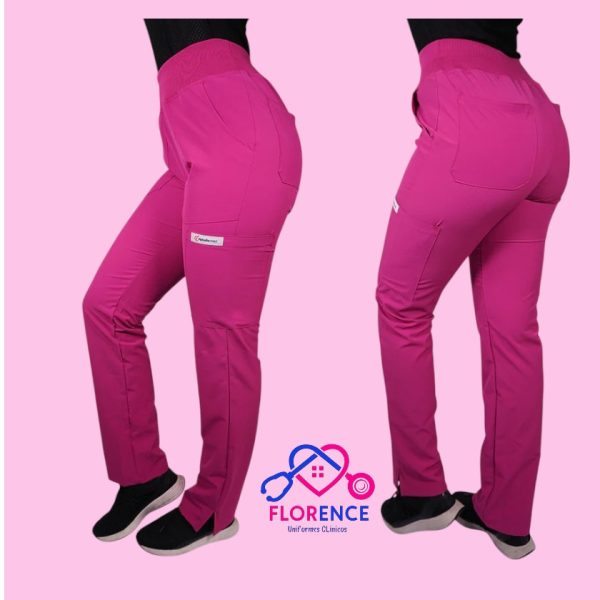 PANTALON ANTIFLUIDO MEDICAL FUSCIA