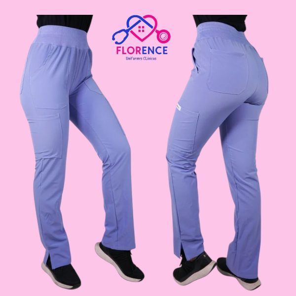 PANTALON ANTIFLUIDO MEDICAL CELESTE