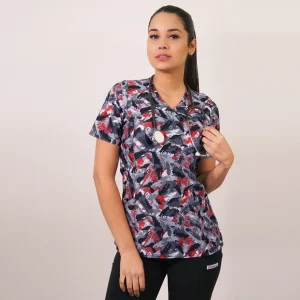 DELANTAL MUJER ELASTICADO DISEÑO 2347 LIQUIDACION