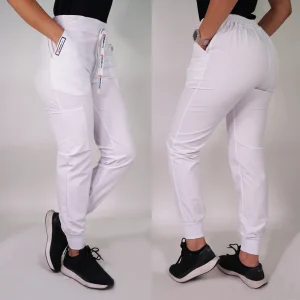 JOGGER ANTIFLUIDOS BLANCO