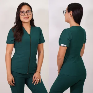 DELANTAL ANTIFLUIDO AZALEA VERDE BOTELLA-12