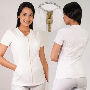 DELANTAL ANTIFLUIDO MODELO LIRIO BLANCO-7