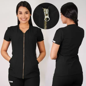 DELANTAL ANTIFLUIDO MODELO LIRIO NEGRO-8