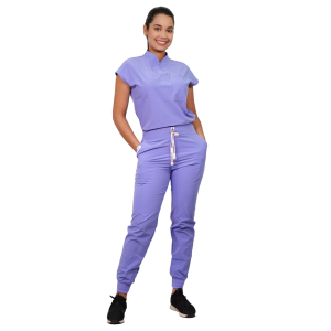 CONJUNTO ANTIFLUIDO AMAPOLA CON JOGGER CELESTE 999-3 AMP-3