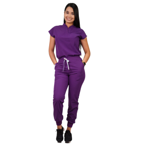 CONJUNTO ANTIFLUIDO AMAPOLA CON JOGGER MORADO 999-4