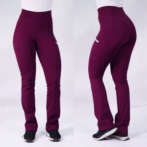 Pantalon flexxy burdeo
