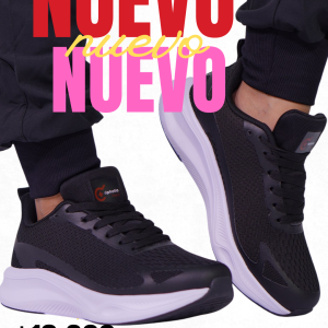 Zapatilla negra ripholia