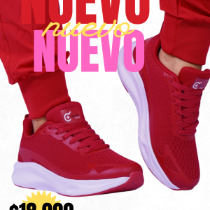 Zapatilla rojo ripholia