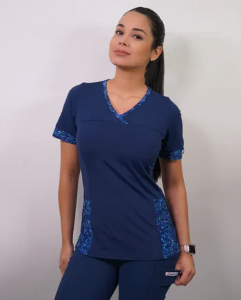 Delantal mujer elasticado con aplicacion 101-2