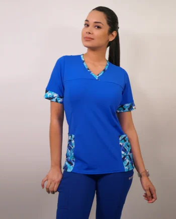 Delantal mujer elasticado con aplicacion 102-2