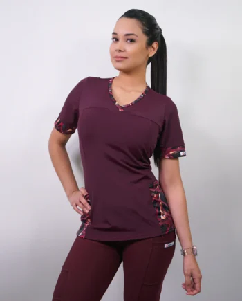 Delantal mujer tela elasticado estampado 106-1