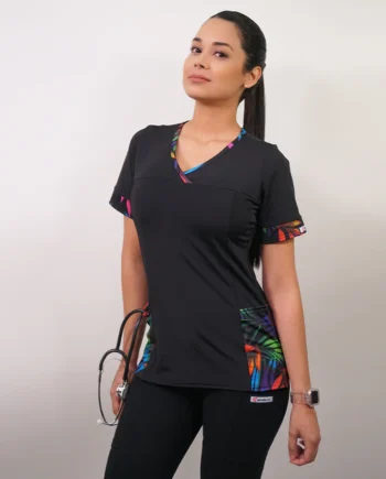 Delantal mujer tela elasticado estampado 108-2