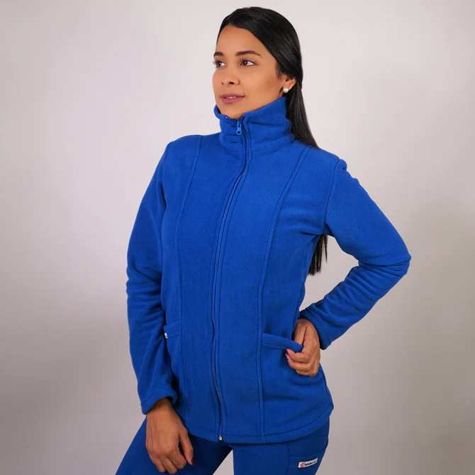 Polerón mujer polar azul rey.200-2
