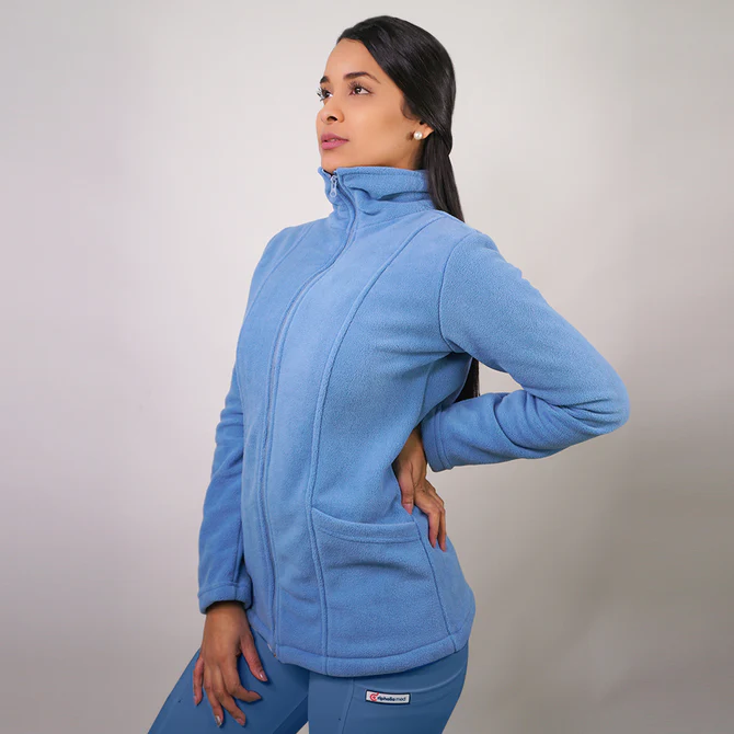 Polerón mujer polar celeste.200-3