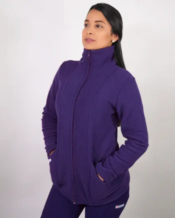 Polerón mujer polar morado.200-4