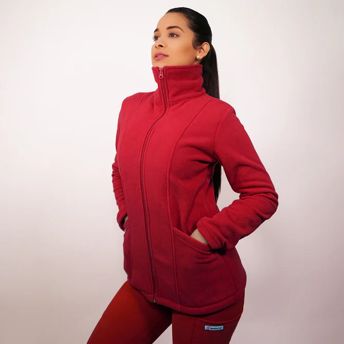 Polerón mujer polar rojo 200-5.