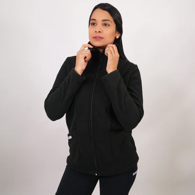 Polerón mujer polar negro 200-8