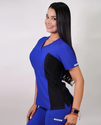Delantal mujer tela elasticado con aplicacion 2074 liquidacion