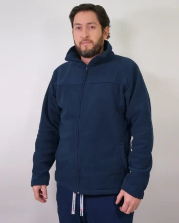 Polerón hombre micro polar azul marino